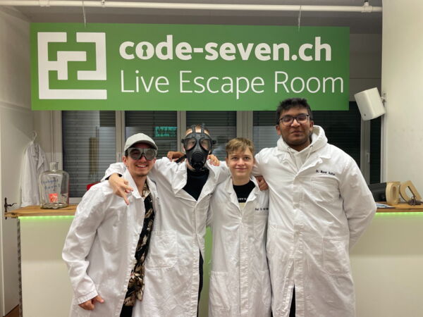 Die Gruppe DOMOS hat den Live Escape Room nicht geschafft