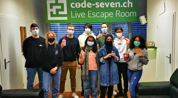 Die Gruppe Lehrlabor Chemie ETH Zürich hat den Live Escape Room erfolgreich geschafft