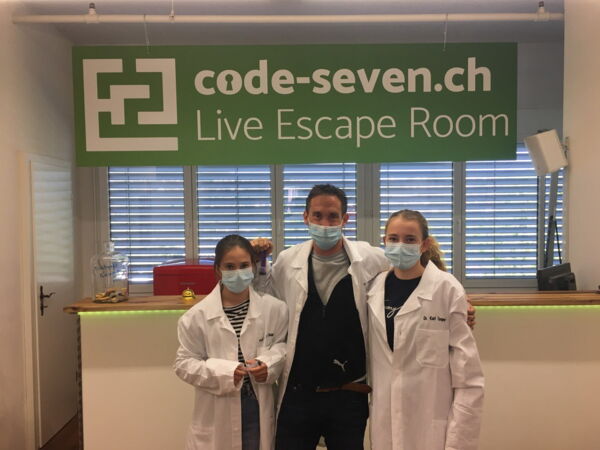 Die Gruppe Top 3 hat den Live Escape Room nicht geschafft