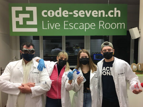 Die Gruppe Furrers hat den Live Escape Room nicht geschafft