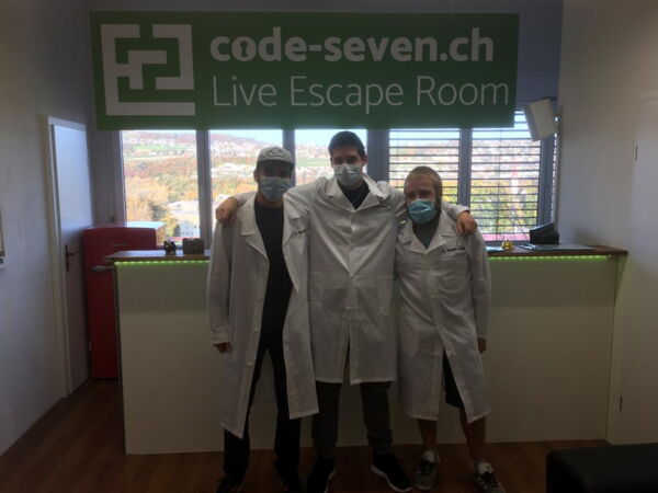 Die Gruppe JT Bögg hat den Live Escape Room erfolgreich geschafft