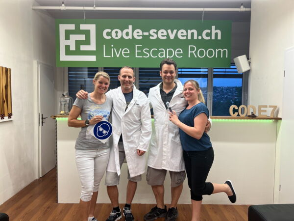 Die Gruppe The Passa's hat den Live Escape Room erfolgreich geschafft