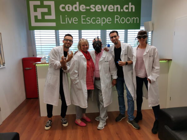 Die Gruppe Hart Härter Harder hat den Live Escape Room nicht geschafft