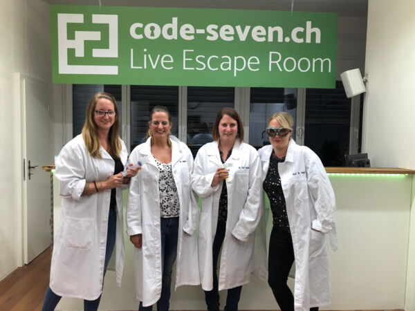 Die Gruppe Knapp verseit hat den Live Escape Room nicht geschafft