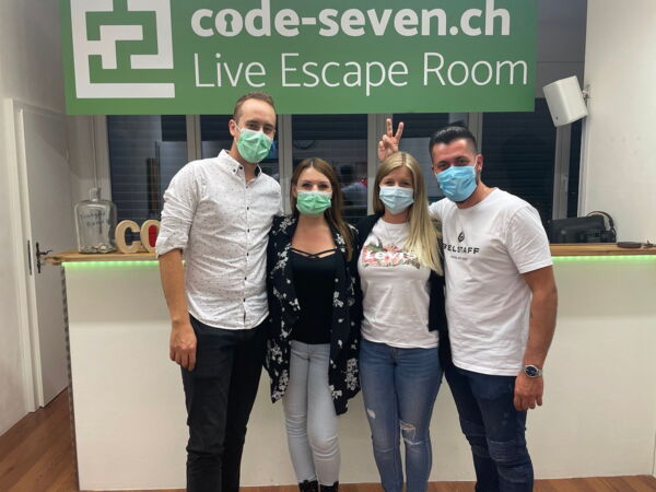 Die Gruppe Dalmatiner B. hat den Live Escape Room erfolgreich geschafft