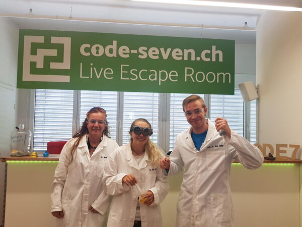 Die Gruppe Gebrem hat den Live Escape Room nicht geschafft