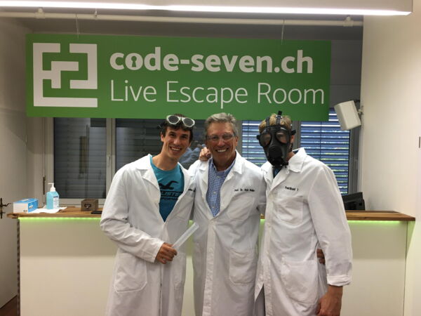 Die Gruppe Tres Amigos hat den Live Escape Room nicht geschafft
