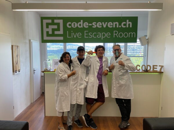 Die Gruppe die SIEGners hat den Live Escape Room erfolgreich geschafft