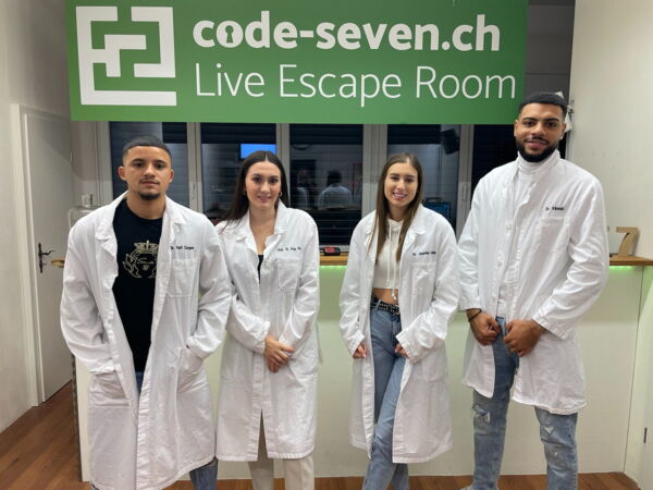 Die Gruppe Sexy hat den Live Escape Room erfolgreich geschafft