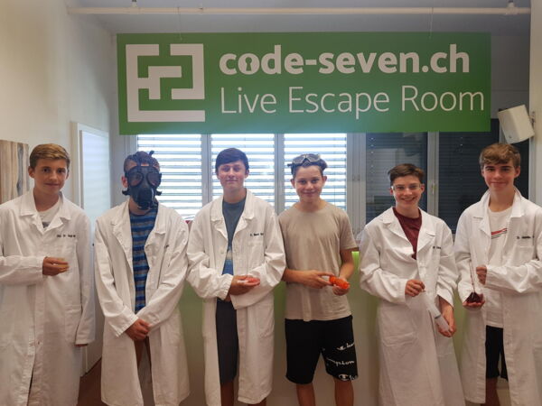 Die Gruppe Arabische Familie hat den Live Escape Room erfolgreich geschafft