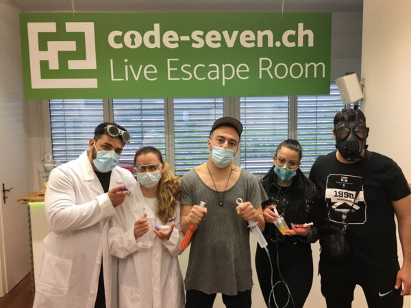 Die Gruppe Lamacun Squad hat den Live Escape Room nicht geschafft