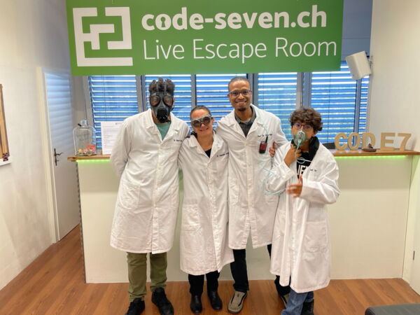 Die Gruppe Aaktivities hat den Live Escape Room erfolgreich geschafft
