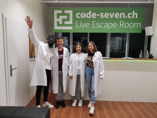 Die Gruppe ALMM hat den Live Escape Room nicht geschafft