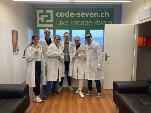 Die Gruppe Die Abreisser hat den Live Escape Room erfolgreich geschafft