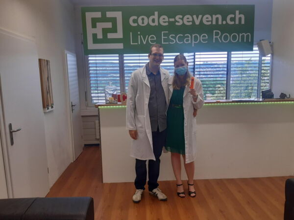 Die Gruppe Das perfekte Duo hat den Live Escape Room nicht geschafft