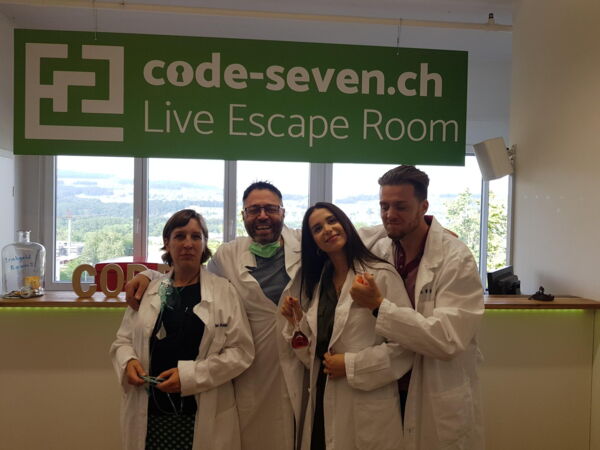 Die Gruppe Fantastic 4 hat den Live Escape Room nicht geschafft