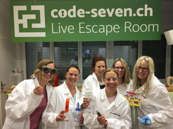 Die Gruppe Cybernannys hat den Live Escape Room nicht geschafft