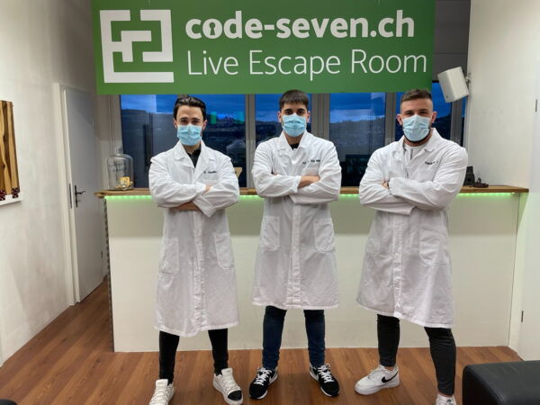 Die Gruppe Kevin & Co! hat den Live Escape Room nicht geschafft