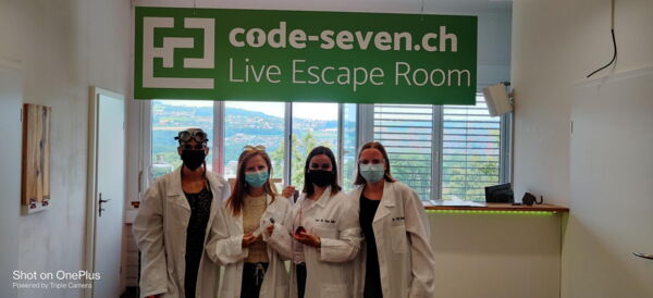 Die Gruppe Laborratten hat den Live Escape Room nicht geschafft