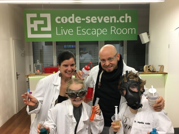 Die Gruppe Die Codeknacker hat den Live Escape Room nicht geschafft