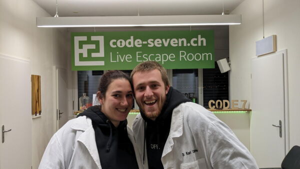 Die Gruppe Patluca hat den Live Escape Room erfolgreich geschafft