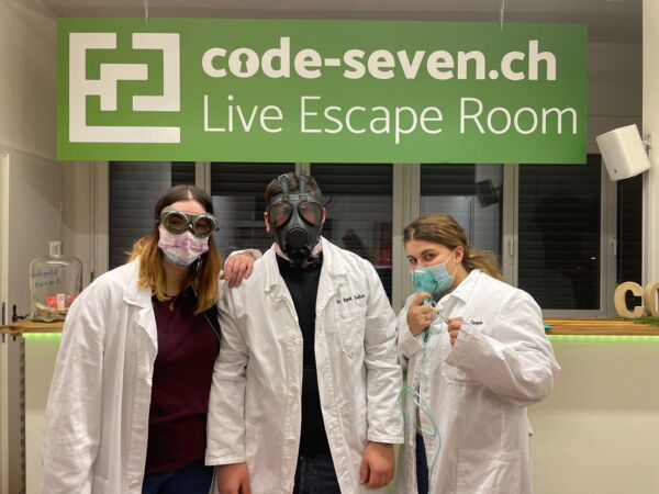 Die Gruppe 91 hat den Live Escape Room nicht geschafft