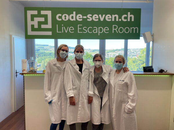 Die Gruppe Cola-Zero-Gang hat den Live Escape Room nicht geschafft