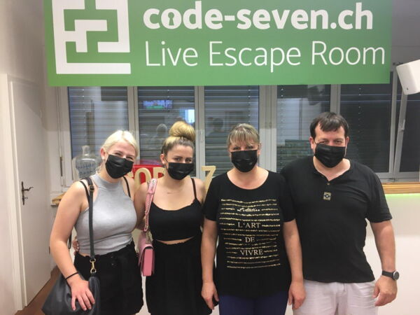 Die Gruppe The Wipflis hat den Live Escape Room nicht geschafft