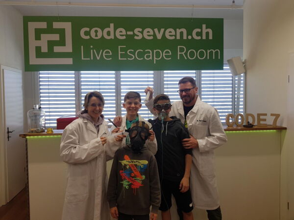 Die Gruppe Schweizer's hat den Live Escape Room nicht geschafft