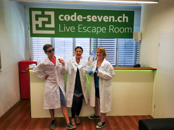 Die Gruppe Agy Gang hat den Live Escape Room nicht geschafft