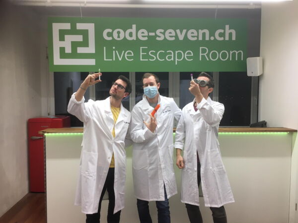 Die Gruppe Team Olaf hat den Live Escape Room nicht geschafft