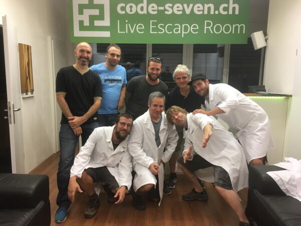 Die Gruppe The Zoidberg's hat den Live Escape Room nicht geschafft